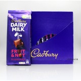 180g(排裝)Cadbury吉百利牛奶朱古力。Fruit&Nut(什果仁)