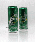 330ml(幼罐)Perrier有氣礦泉水。原味