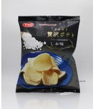 (食用期:2023.09.30)55gYBC厚切薯片。岩鹽味