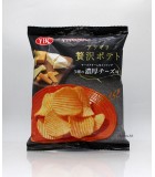 (食用期:2023.09.30)55gYBC厚切薯片。芝士味