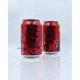 330ml(罐裝)CocaCola可口可樂。CokeZero無糖