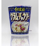 合味道杯麵。周打蜆湯味