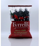 40gTyrrells薯片。甜辣椒紅胡椒