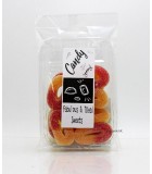 100g橡皮軟糖。砂桃圈